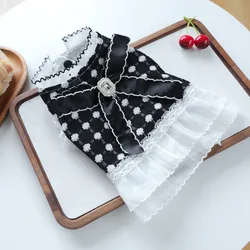 Vestido de Lana con Lazo para Perros Pequeños