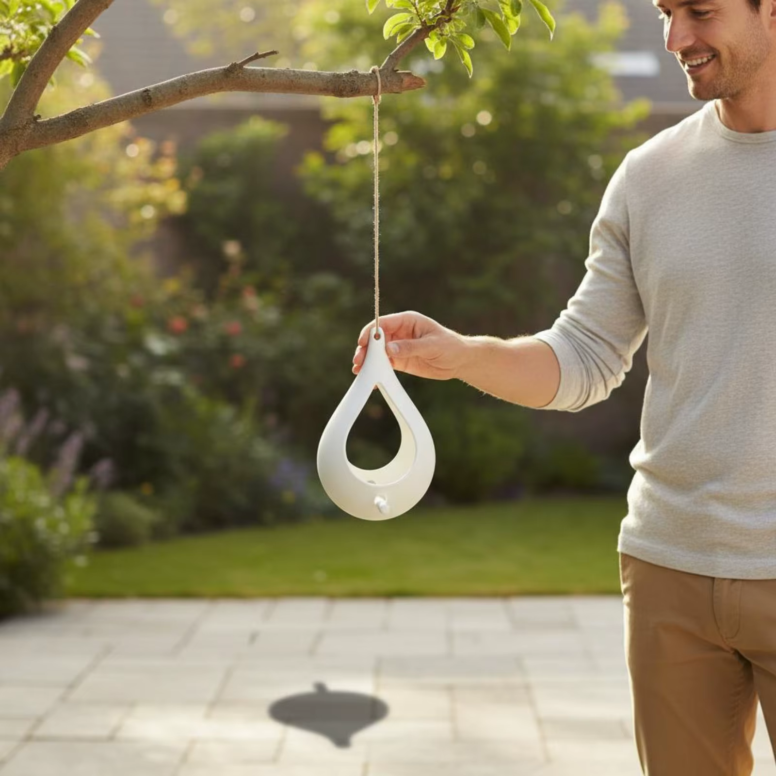 Comedero Colgante para Pájaros de Jardín – Resistente al Exterior - imagen 3