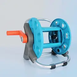 Carrete para mangueras portátil con asa – Compacto para jardín