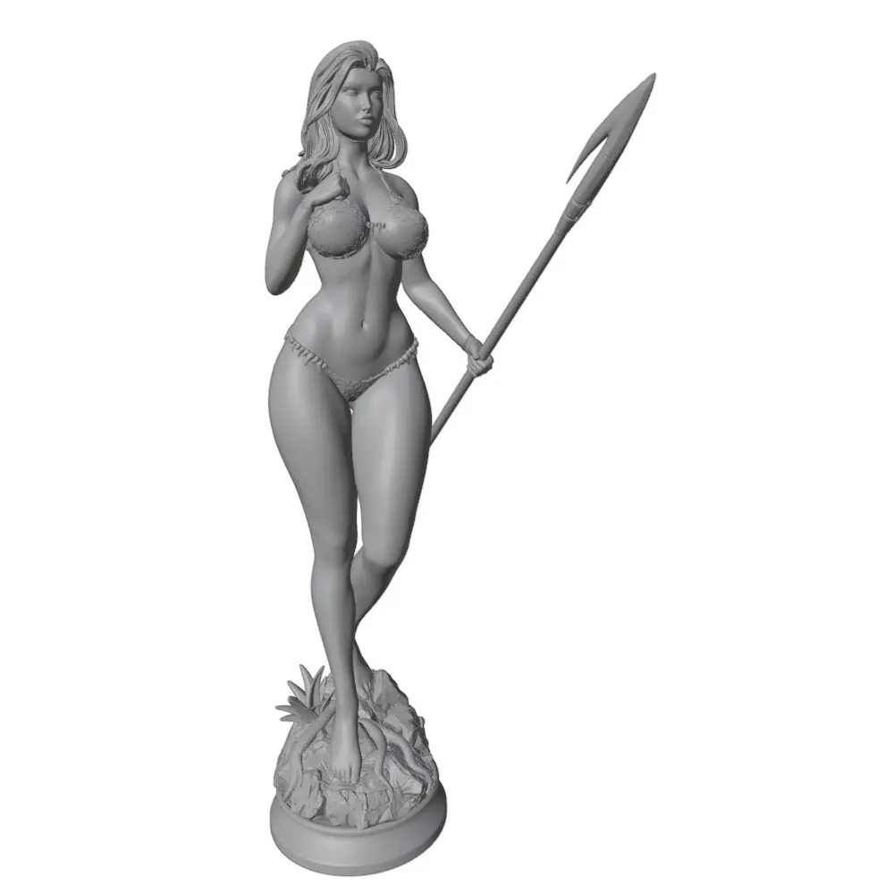 Miniatura de chica para montar y pintar – Figura decorativa - imagen 2
