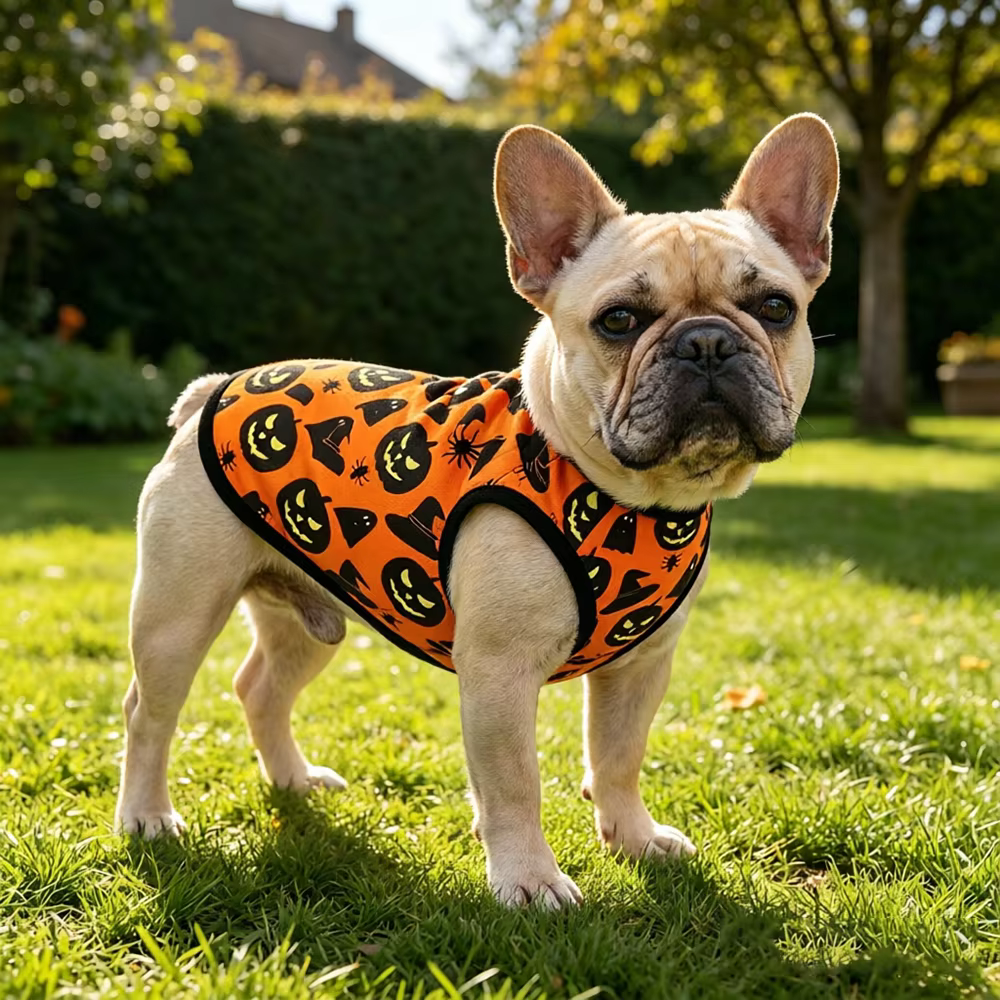 Disfraz de Halloween para perros y gatos: calabaza con huellas - imagen 3