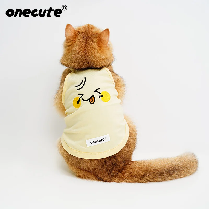 Pijama transpirable de verano suave para perros y gatos pequeños
