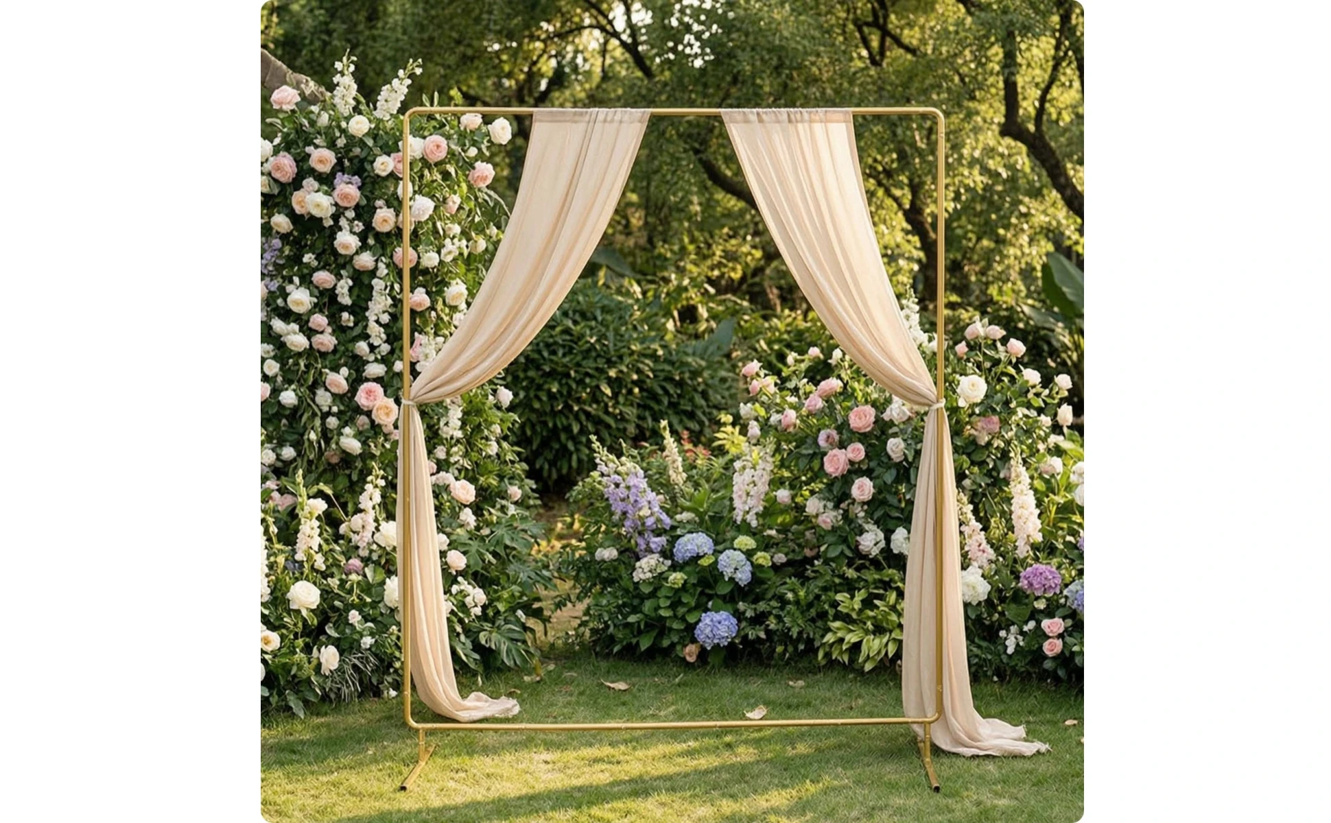 Arco cuadrado para eventos y bodas