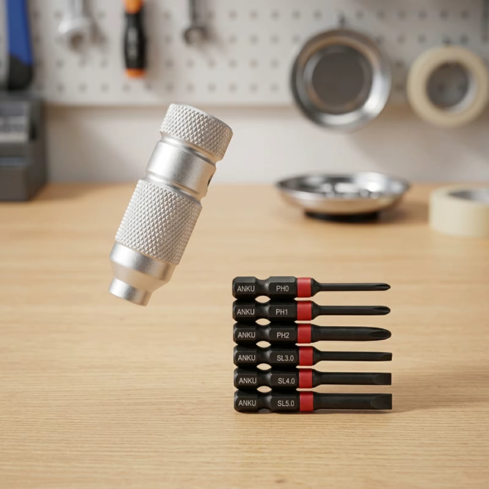 Destornillador con puntas de cambio rápido y bloqueo hexagonal para bricolaje - imagen 5