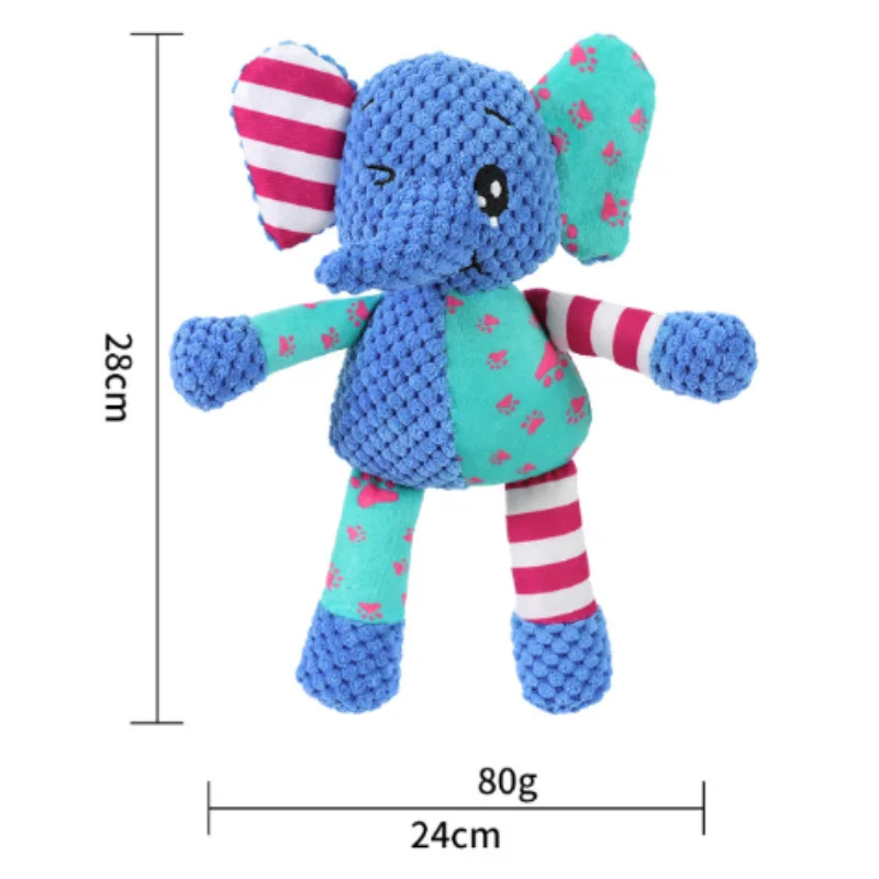 Juguete de peluche con sonido para perros y gatos