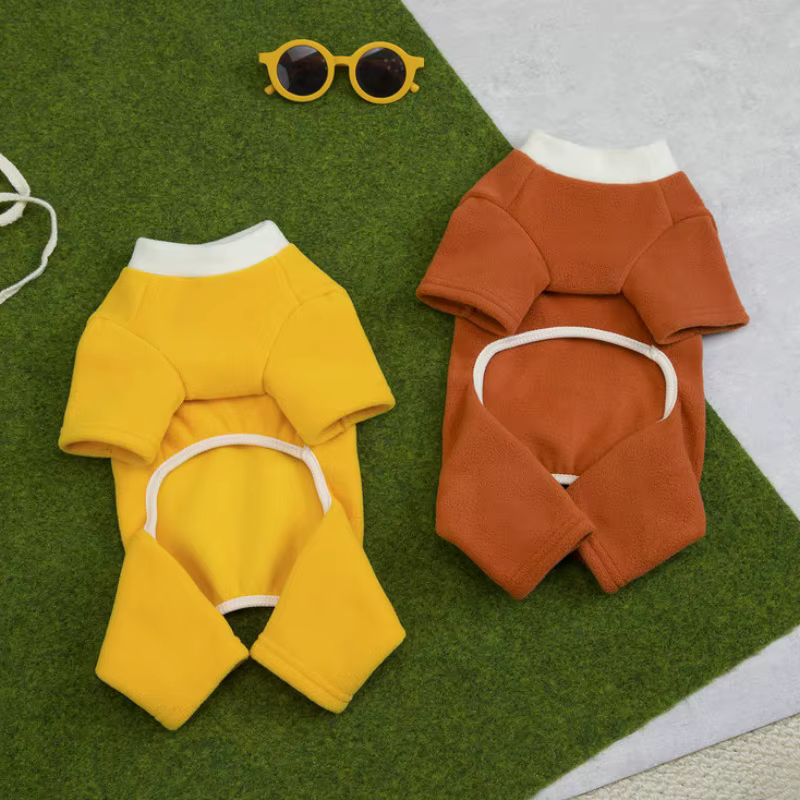 Mono cuatro patas cálido para perros y gatos – Ropa otoño - imagen 3