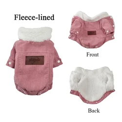 Parka cálida para perros pequeños y gatos – Chaqueta invierno para Schnauzer