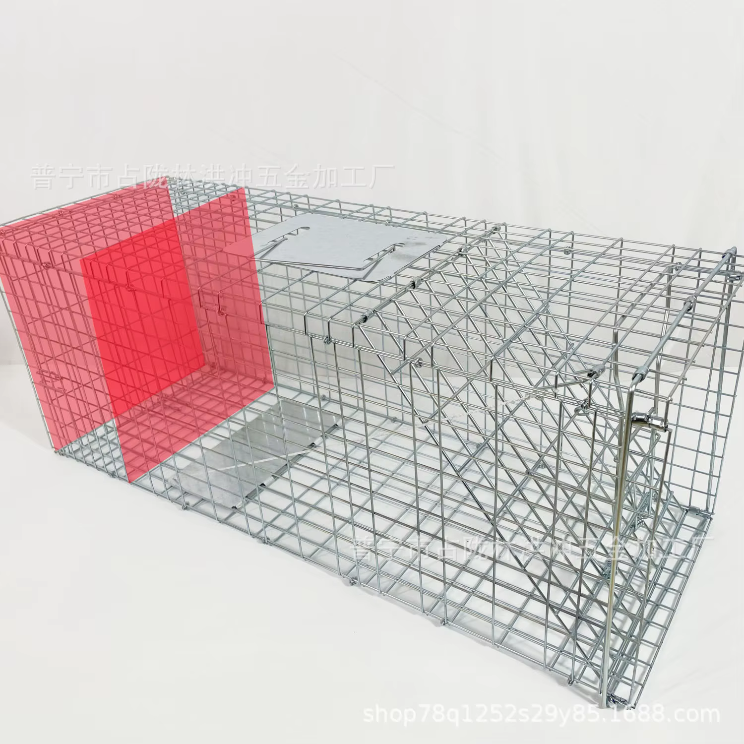 Trampa de captura viva para gatos callejeros – Pedal sensible y activación automática - imagen 4