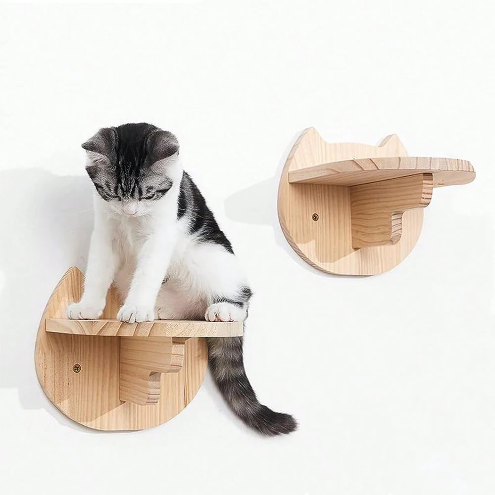 Mueble madera para gatos interior múltiples perspectivas