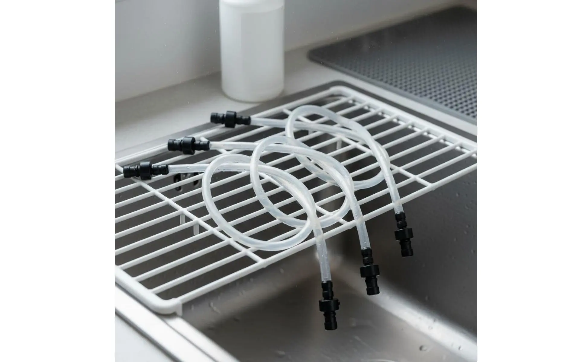 Kit de tubos de silicona para espumar leche, resistente al calor, accesorio para electrodomésticos, superficie interior lisa