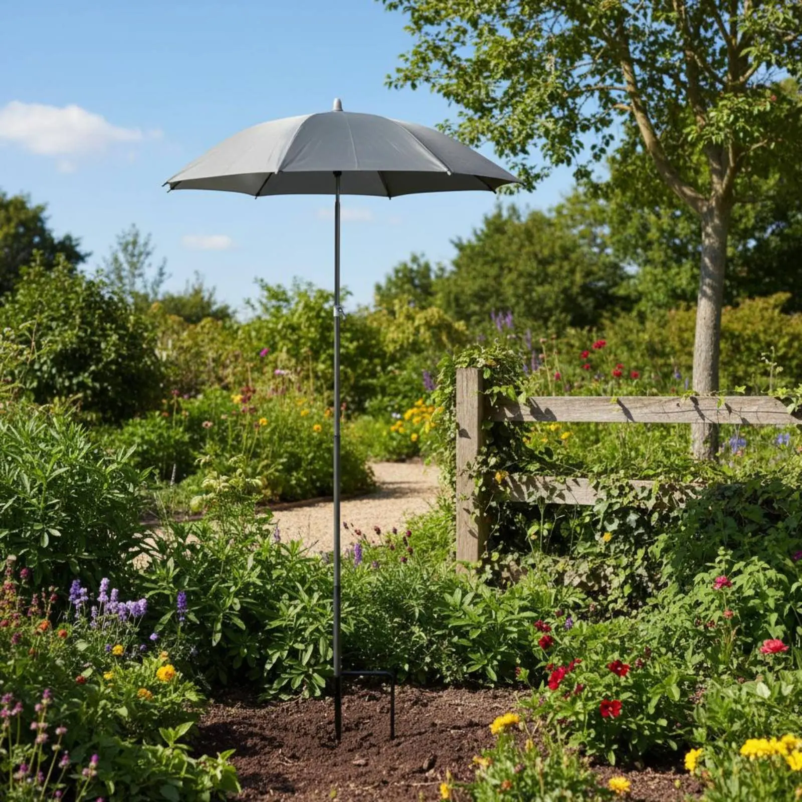 Sombrilla mini de jardín para macetas, protección solar decorativa - imagen 4