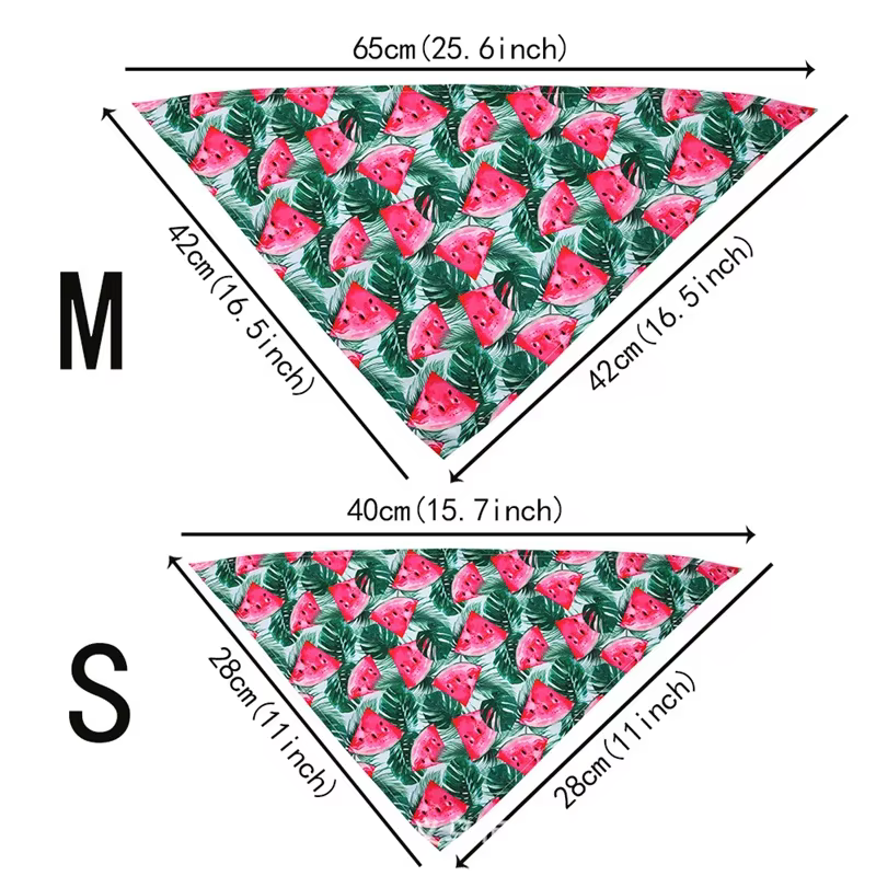 Bandana triangular con estampado flamenco para perros y gatos