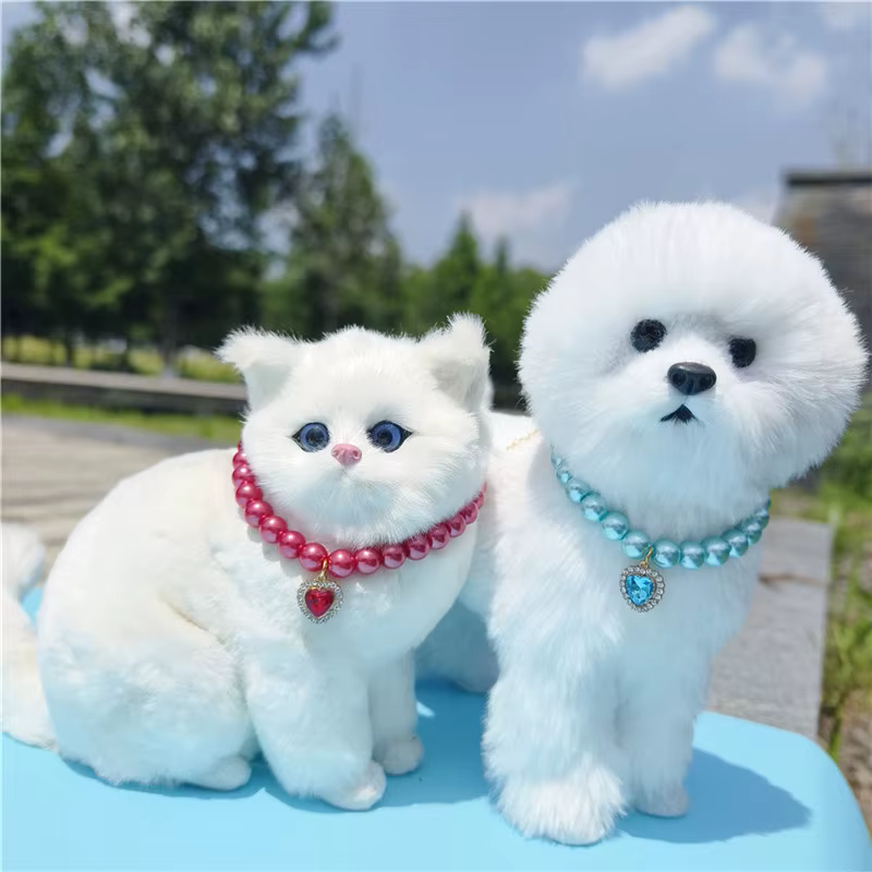Collar de perlas grandes para perros pequeños y gatos - imagen 2