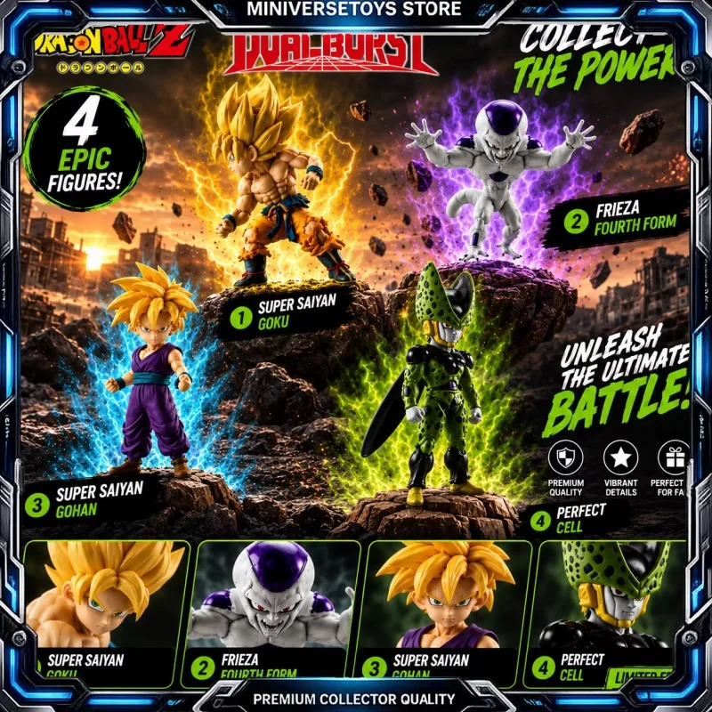 Figuras Gashapon Dragon Ball Bandai – Set 4 coleccionables - imagen 3