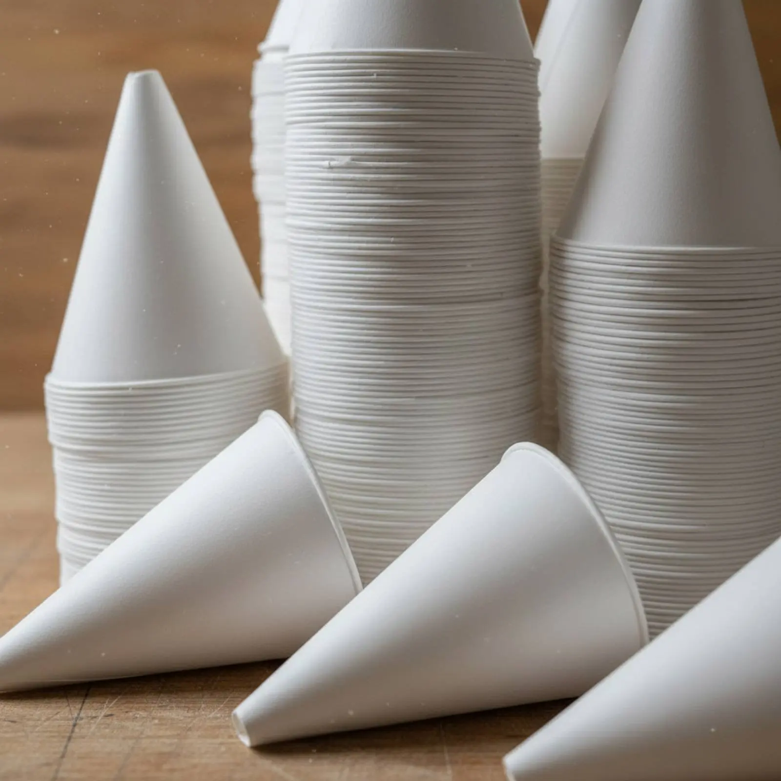 Embudo de papel desechable sin fugas para mascotas y garaje