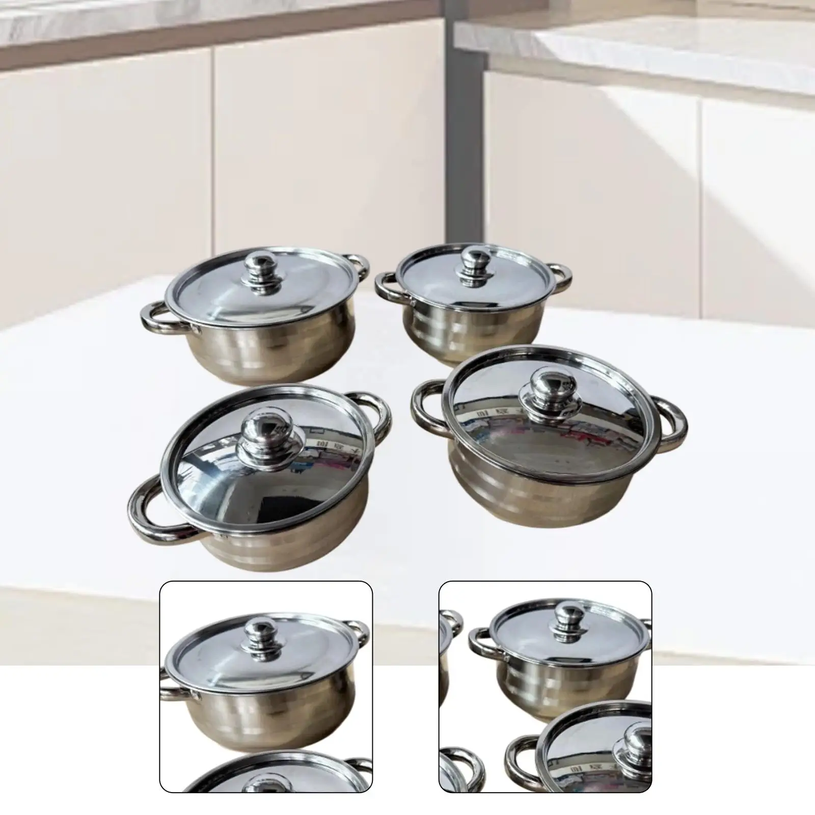 Olla de acero inoxidable para comida de gatos y perros, rápida - imagen 2