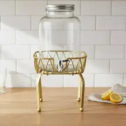 Soporte de hierro para barril de cerveza y dispensador de bebidas