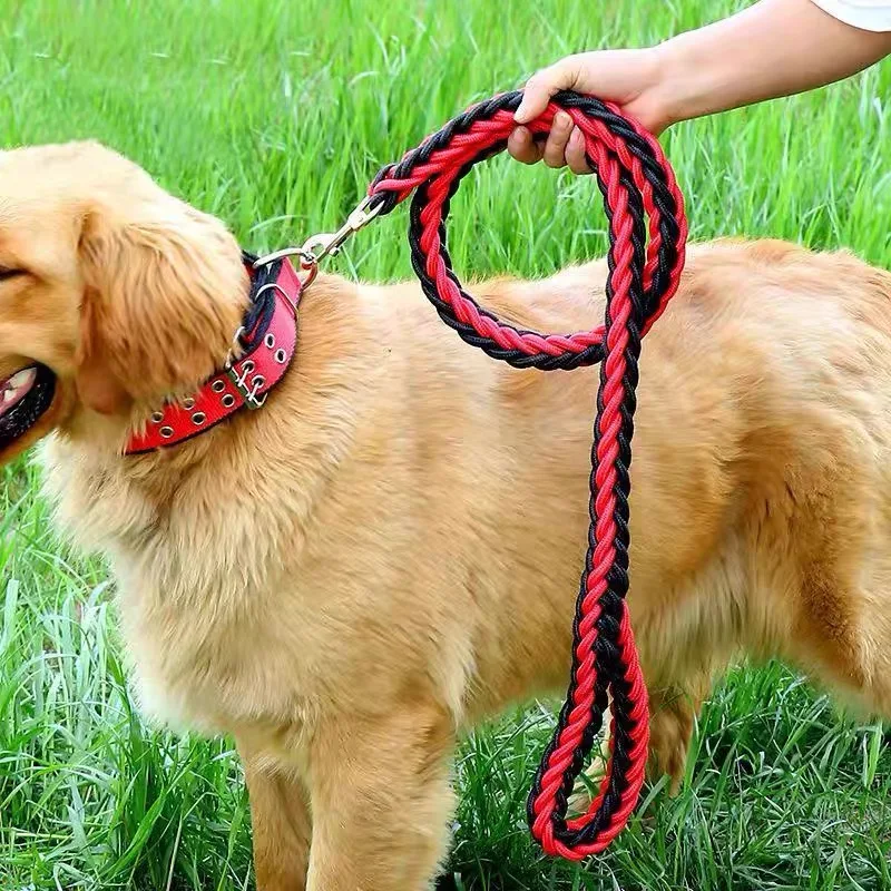 Correa trenzada resistente para perros medianos y grandes - imagen 5