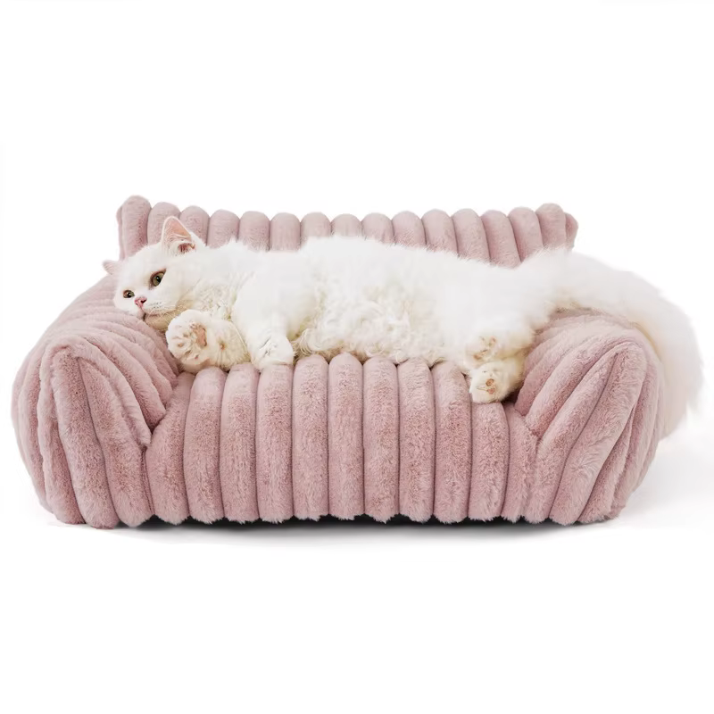 Cama de Felpa Lavable para Perros y Gatos – Cómoda y Cálida