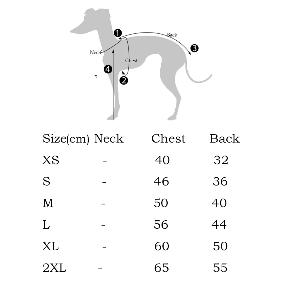Ropa de protección solar para Whippet en algodón