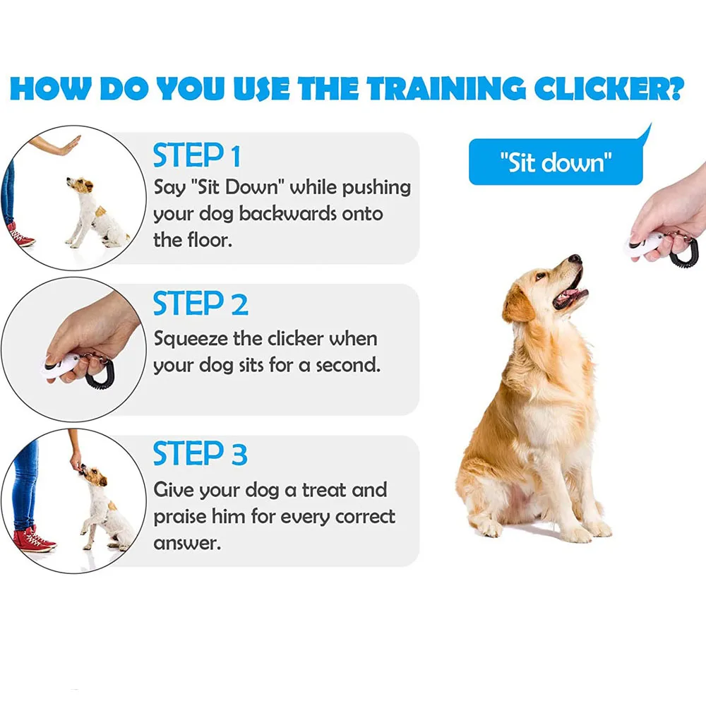 Clicker de entrenamiento forma de lágrima