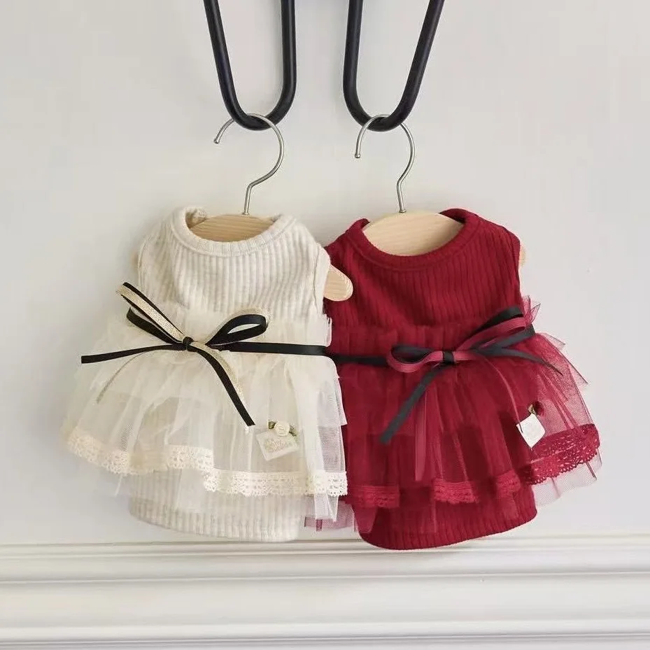 Chaleco con lazo para mascotas en diseño princesa