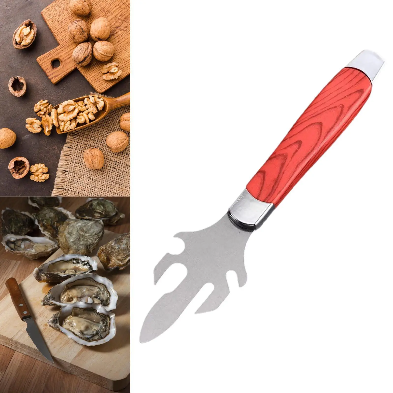 Abrelatas de Ostras Acero Inoxidable – Abridor de Mariscos y Nueces - imagen 4