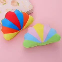 Juguete masticable para perro de peluche con sonido, concha