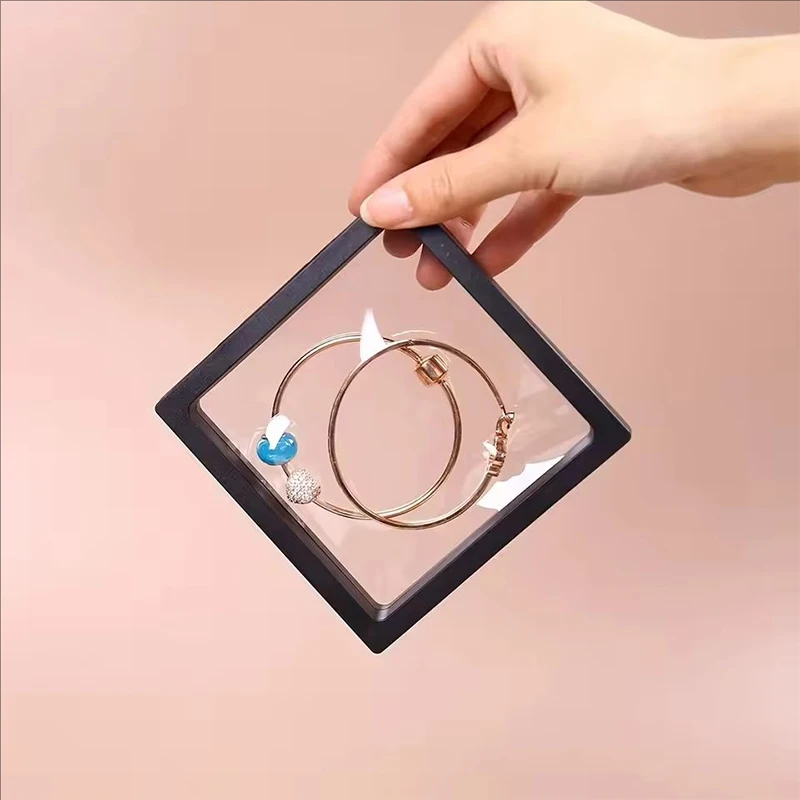 Caja transparente de almacenamiento para collares de gato y perro - imagen 2
