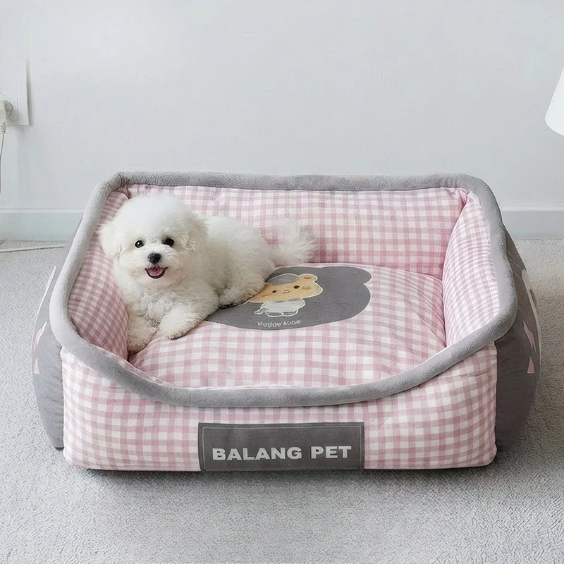 Cama cálida otoño invierno para gatos y perros pequeños