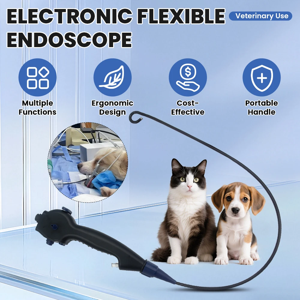 Endoscopio flexible veterinario para examinar gato y perro ORL - imagen 3