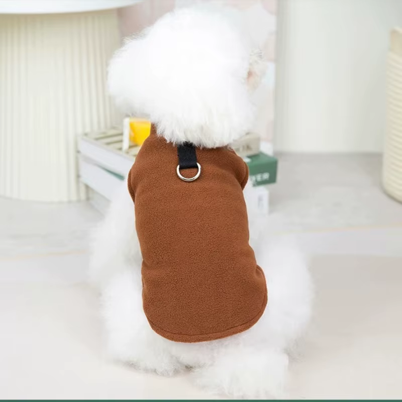 Sudadera de felpa con capucha para perros y gatos - imagen 2