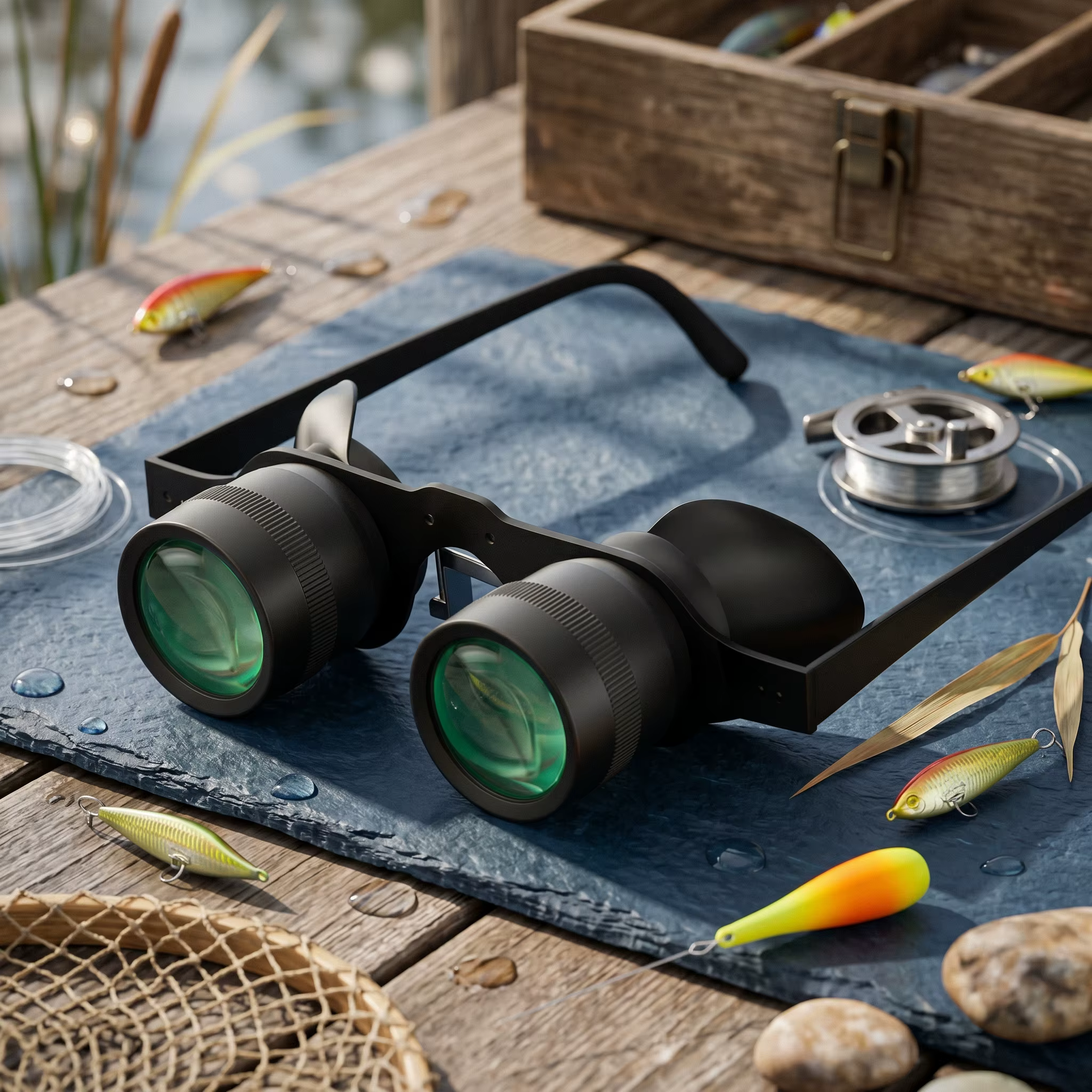 Telescopio pesca ajustable portátil compacto con gafas de enfoque - imagen 5