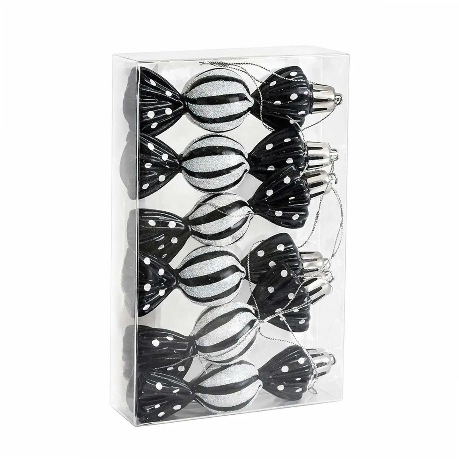 Esferas Navideñas Brillantes 8 cm con Purpurina – Decoración Árbol de Navidad - imagen 2