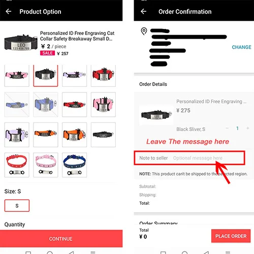 Collar de perro personalizado en negro con placa