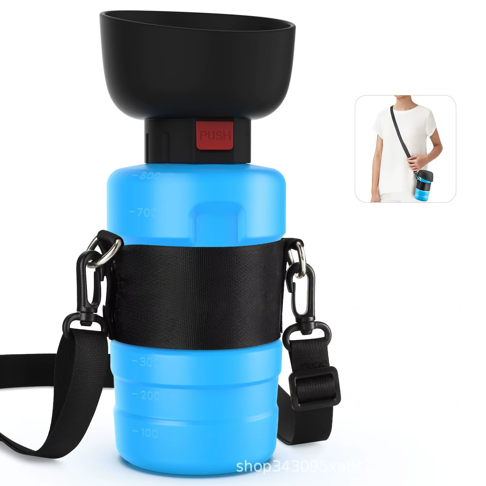 Botella de agua portátil para perros y gatos en exteriores - imagen 5