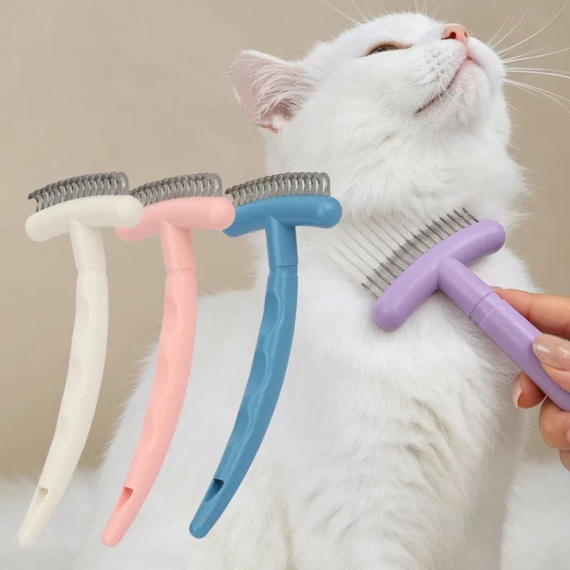 Peine desenredante para pelo largo de gato y perro, antienredos