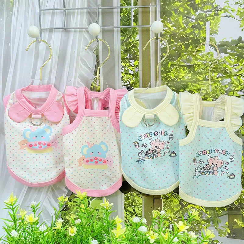 Chaleco transpirable verano para gatos y perros con estampado animales - imagen 5