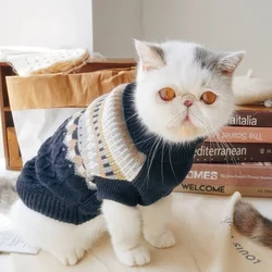 Suéter de Invierno para Perro y Gato – Punto a Rayas