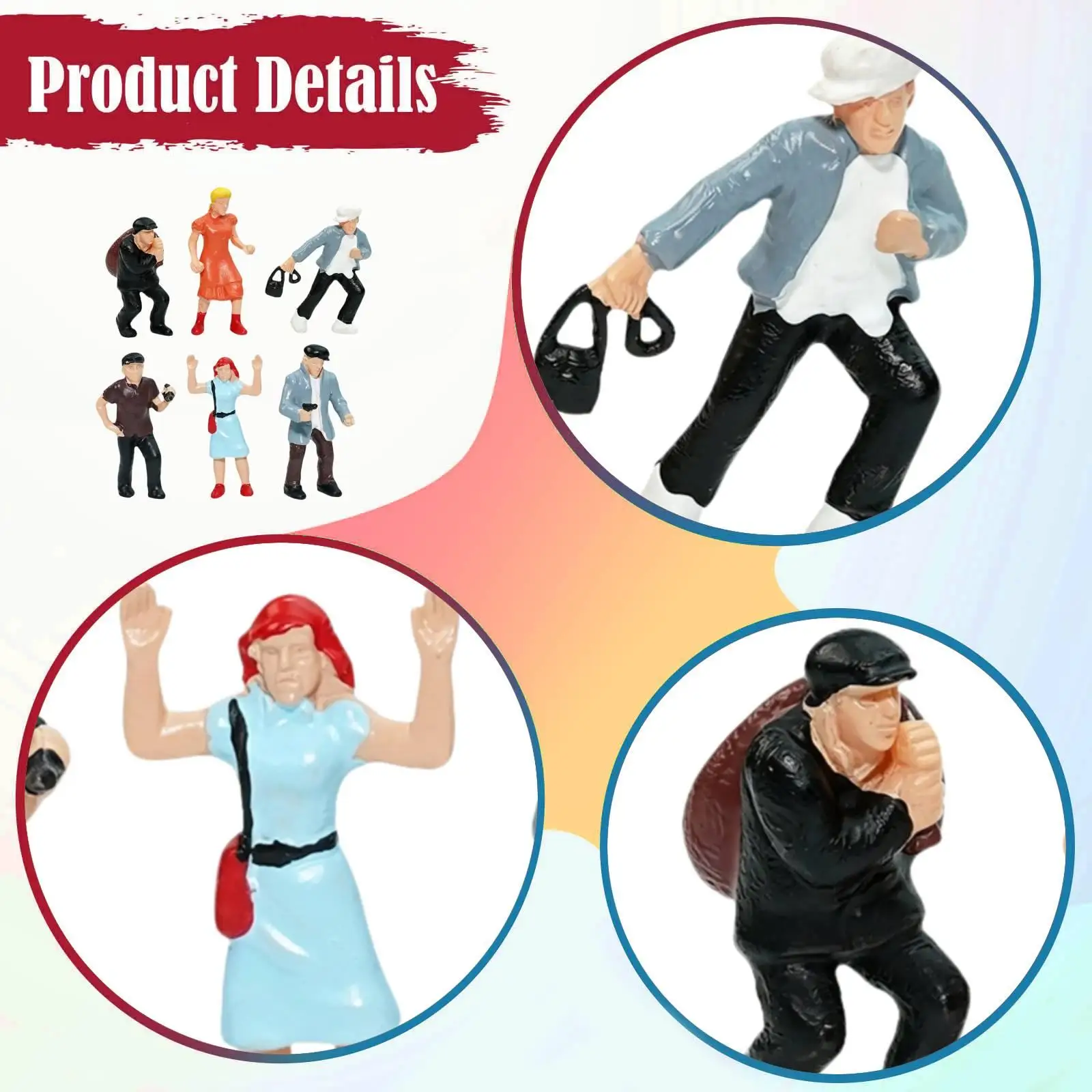 Miniaturas de personas a escala 1/87 para maquetas y dioramas - imagen 5