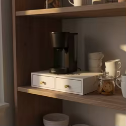 Mueble organizador para gato y perro: soporte con cajones en el hogar