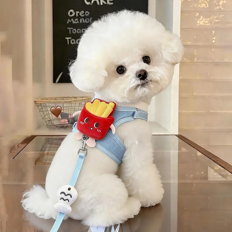 Arnés y correa para perro – Diseño de comida divertido - imagen 4