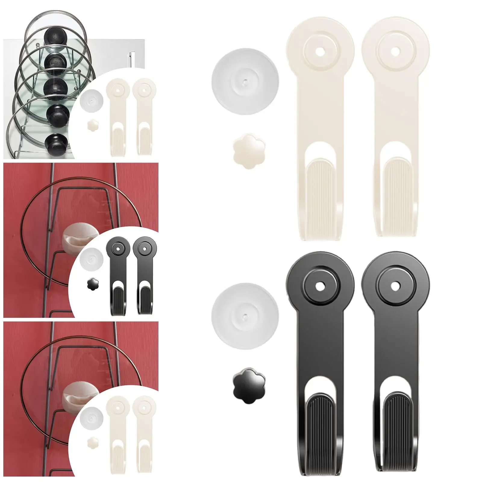 Organizador de Tablas y Tapas de Ollas – Colgador Ajustable para Ahorrar Espacio - imagen 2