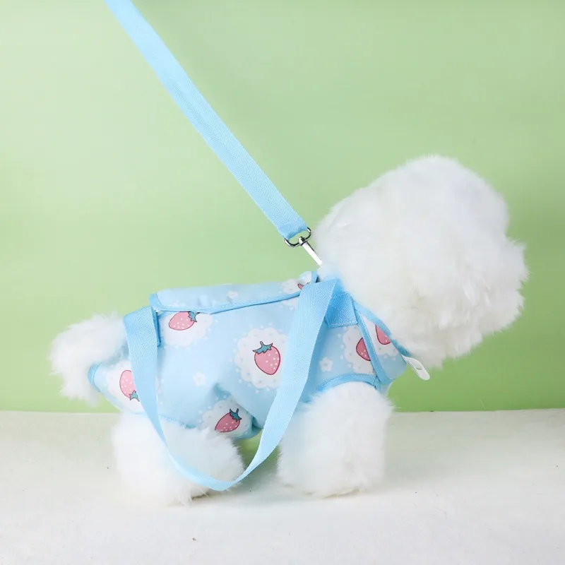 Arnés de pecho para perros con bandolera cruzada y asa de mano - imagen 2