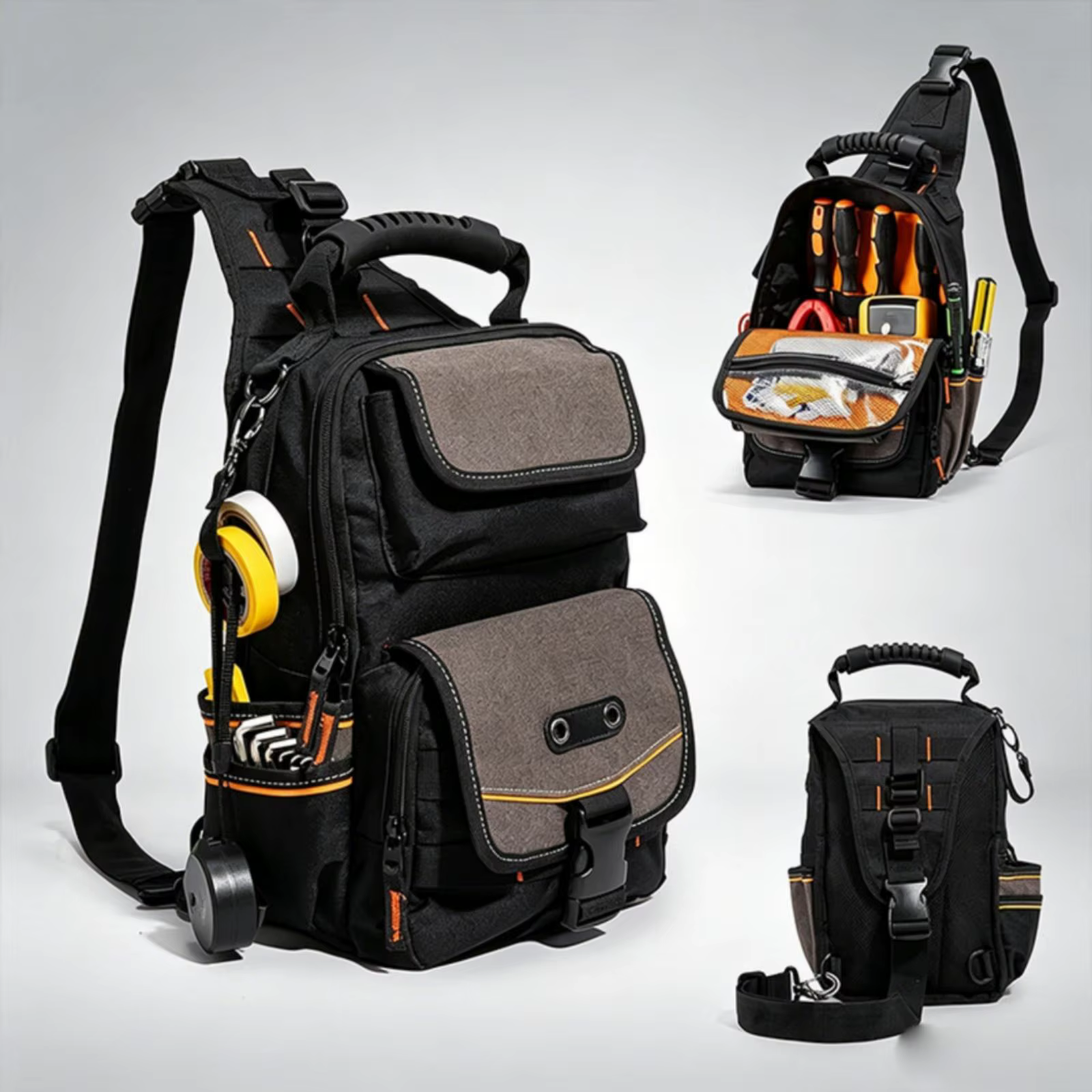 Bolsa organizadora para accesorios de mascota con múltiples compartimentos - imagen 2