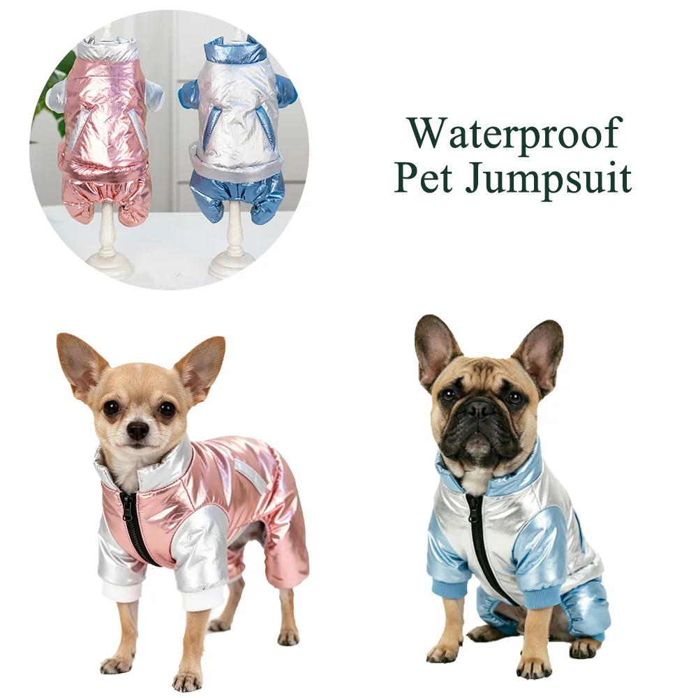 Mono impermeable para perros pequeños – Chaqueta cortavientos para Chihuahua y Yorkie - imagen 5