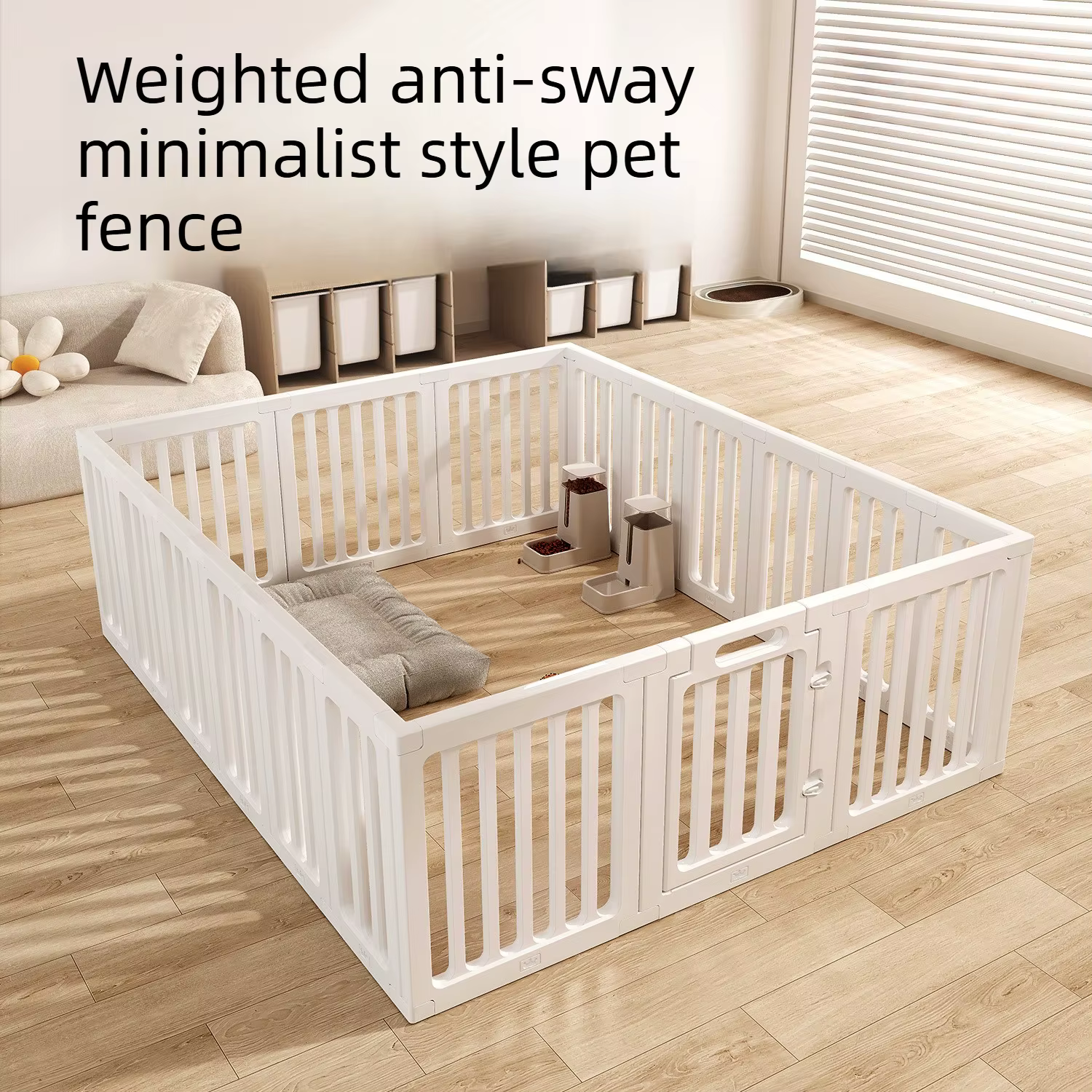 Parque resistente cachorros de perro Bichón Teddy – Valla segura - imagen 2