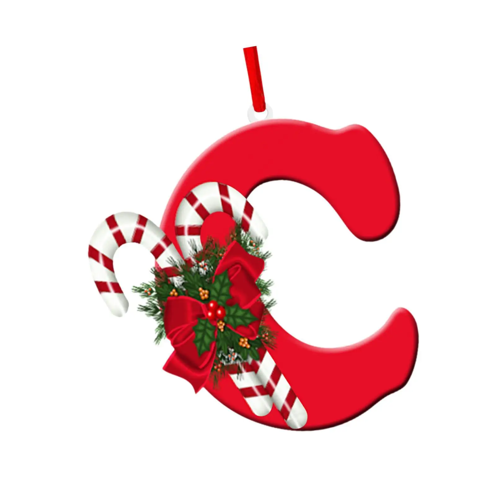 Letras Acrílicas para Árbol de Navidad – Adorno Colgante Festivo - imagen 3