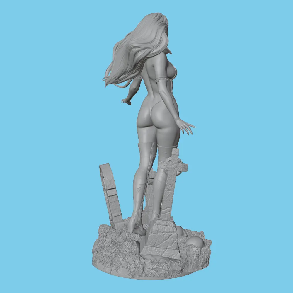Figura de resina para coleccionistas de juegos rol