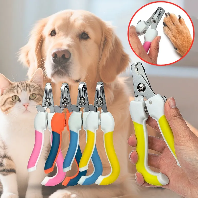 Cortauñas para perros y gatos – Acero inoxidable, suave y seguro
